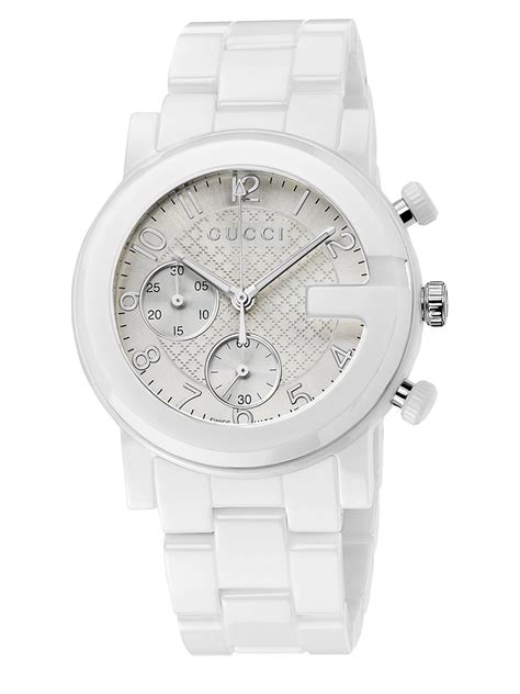 white ceramic gucci watch|Gucci g timeless 38mm.